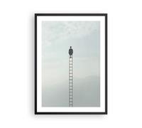 Affiche Poster 50x70cm Tableaux Image Photo Échelle Ciel Symbole Wall Art