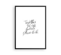 Affiche Poster 50x70cm Tableaux Image Photo Ensemble Notre Lieu Wall Art