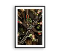 Affiche Poster 50x70cm Tableaux Image Photo Ethiopie Rituel Tribu Wall Art