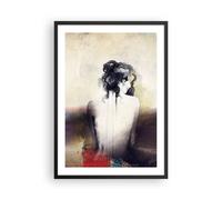 Affiche Poster 50x70cm Tableaux Image Photo femme acte nu Wall Art Decoration