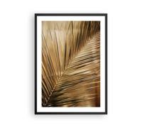 Affiche Poster 50x70cm Tableaux Image Photo Feuille Or Plante Wall Art