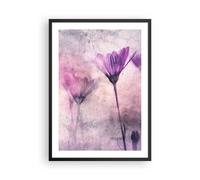 Affiche Poster 50x70cm Tableaux Image Photo Fleurs Rose Vintage Wall Art