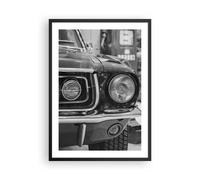 Affiche Poster 50x70cm Tableaux Image Photo Ford Mustang Mach Wall Art