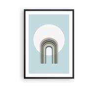 Affiche Poster 50x70cm Tableaux Image Photo Formes roue lignes Wall Art