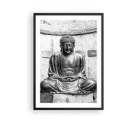 Affiche Poster 50x70cm Tableaux Image Photo Japonais Bouddha Statue Wall Art