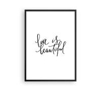 Affiche Poster 50x70cm Tableaux Image Photo La vie est belle Wall Art Decoration