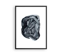 Affiche Poster 50x70cm Tableaux Image Photo L'Abstraction Black Flou Wall Art