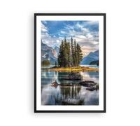 Affiche Poster 50x70cm Tableaux Image Photo Lac Paysage Nature Wall Art