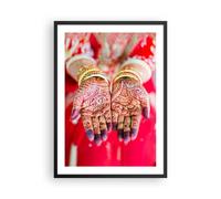 Affiche Poster 50x70cm Tableaux Image Photo Mains Oriental Patterns Wall Art