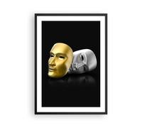 Affiche Poster 50x70cm Tableaux Image Photo Masque théâtre scène acteur Wall Art