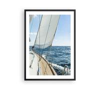 Affiche Poster 50x70cm Tableaux Image Photo mer croisière voile Wall Art