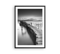 Affiche Poster 50x70cm Tableaux Image Photo mer pont paysage nature Wall Art