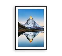 Affiche Poster 50x70cm Tableaux Image Photo Montagnes Pic Cervin Wall Art