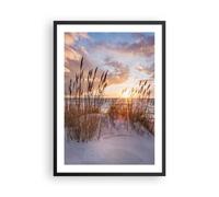 ARTTOR Deco Affiches Murales 50x70cm Affiche Decoration Murale Ouest sur la plage Cuisine Wall Art Design Moderne Poster Cadre Noir Tableau Decoration Salon Chambre Decor P2BPA50x70-4710