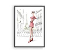 Affiche Poster 50x70cm Tableaux Image Photo Paris Tour Eiffel Wall Art