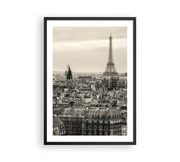 ARTTOR Poster Cadre Noir 50x70 cm Affiche Architecture Villes - 3615 - P2B