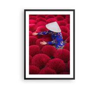 Affiche Poster 50x70cm Tableaux Image Photo Séchage Encens Vietnam Wall Art