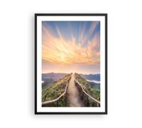 Affiche Poster 50x70cm Tableaux Image Photo Sentier Montagne Açores Wall Art