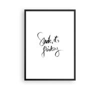 Affiche Poster 50x70cm Tableaux Image Photo Sourire moi-même vendredi Wall Art