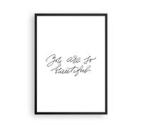 Affiche Poster 50x70cm Tableaux Image Photo Tu es tellement beau Wall Art