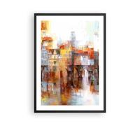 Affiche Poster 50x70cm Tableaux Image Photo ville immeuble Wall Art Decoration