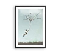 Affiche Poster 50x70cm Tableaux Image Photo Vintage Irréel Métaphore Wall Art