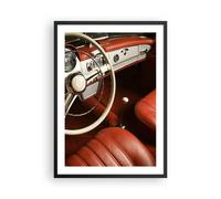Affiche Poster 50x70cm Tableaux Image Photo Voiture Intérieur Classique Wall Art