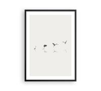 Affiche Poster 50x70cm Tableaux Image Photo Vol Oiseau Héron Wall Art Decoration