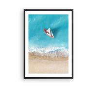 Affiche Poster 50x70cm Tableaux Image Photo Yacht Été Mer Wall Art Decoration