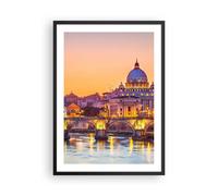 Affiche Poster 50x70cm Tableaux Image Rome Italie basilique histoire Wall Art