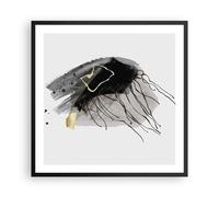 Affiche Poster 60x60cm Tableaux Image Photo Abstraction Sombre Peintures Art