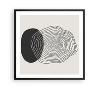 Affiche Poster 60x60cm Tableaux Image Photo Abstraction Tache Bocaux Wall Art