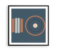 Affiche Poster 60x60cm Tableaux Image Photo Abstrait Moderne Motifs Wall Art