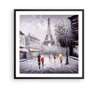 Affiche Poster 60x60cm Tableaux Image Photo Architecture paris eiffle france Art