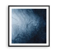 Affiche Poster 60x60cm Tableaux Image Photo Eau Bleu Peinture Wall Art