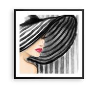 Affiche Poster 60x60cm Tableaux Image Photo femme style mode Wall Art
