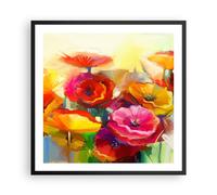 Affiche Poster 60x60cm Tableaux Image Photo Fleurs Printemps Flore Jardin Art