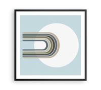Affiche Poster 60x60cm Tableaux Image Photo Formes roue lignes Wall Art
