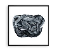 Affiche Poster 60x60cm Tableaux Image Photo L'Abstraction Black Flou Wall Art
