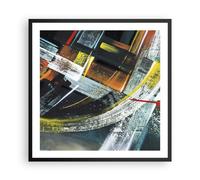 Affiche Poster 60x60cm Tableaux Image Photo L'Abstraction Graffiti Coloré Art