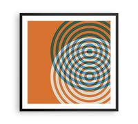 Affiche Poster 60x60cm Tableaux Image Photo L'Abstraction Moderne Cercles Art