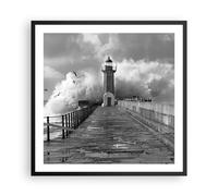 Affiche Poster 60x60cm Tableaux Image Photo Lanterne Mer Portugal Wall Art