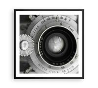 Affiche Poster 60x60cm Tableaux Image Photo Lentille Noir Et Blanc Vintage Art