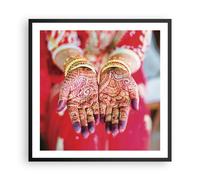 Affiche Poster 60x60cm Tableaux Image Photo Mains Oriental Patterns Wall Art
