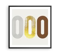 Affiche Poster 60x60cm Tableaux Image Photo Ovale Tapis Roulant Abstraction Art