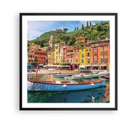 Affiche Poster 60x60cm Tableaux Image Photo Père Noël Marguerite Ligure Wall Art