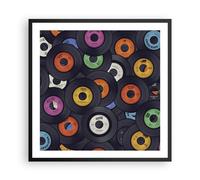 Affiche Poster 60x60cm Tableaux Image Photo Plaques Vinyle Graphiques Wall Art