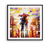 Affiche Poster 60x60cm Tableaux Image Photo promenade amoureux Wall Art