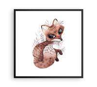 Affiche Poster 60x60cm Tableaux Image Photo Renard Nov Animal Wall Art