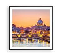 Affiche Poster 60x60cm Tableaux Image Photo Rome Italie basilique histoire Art